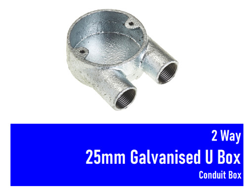 Condotto metallo zincato 25 - in,